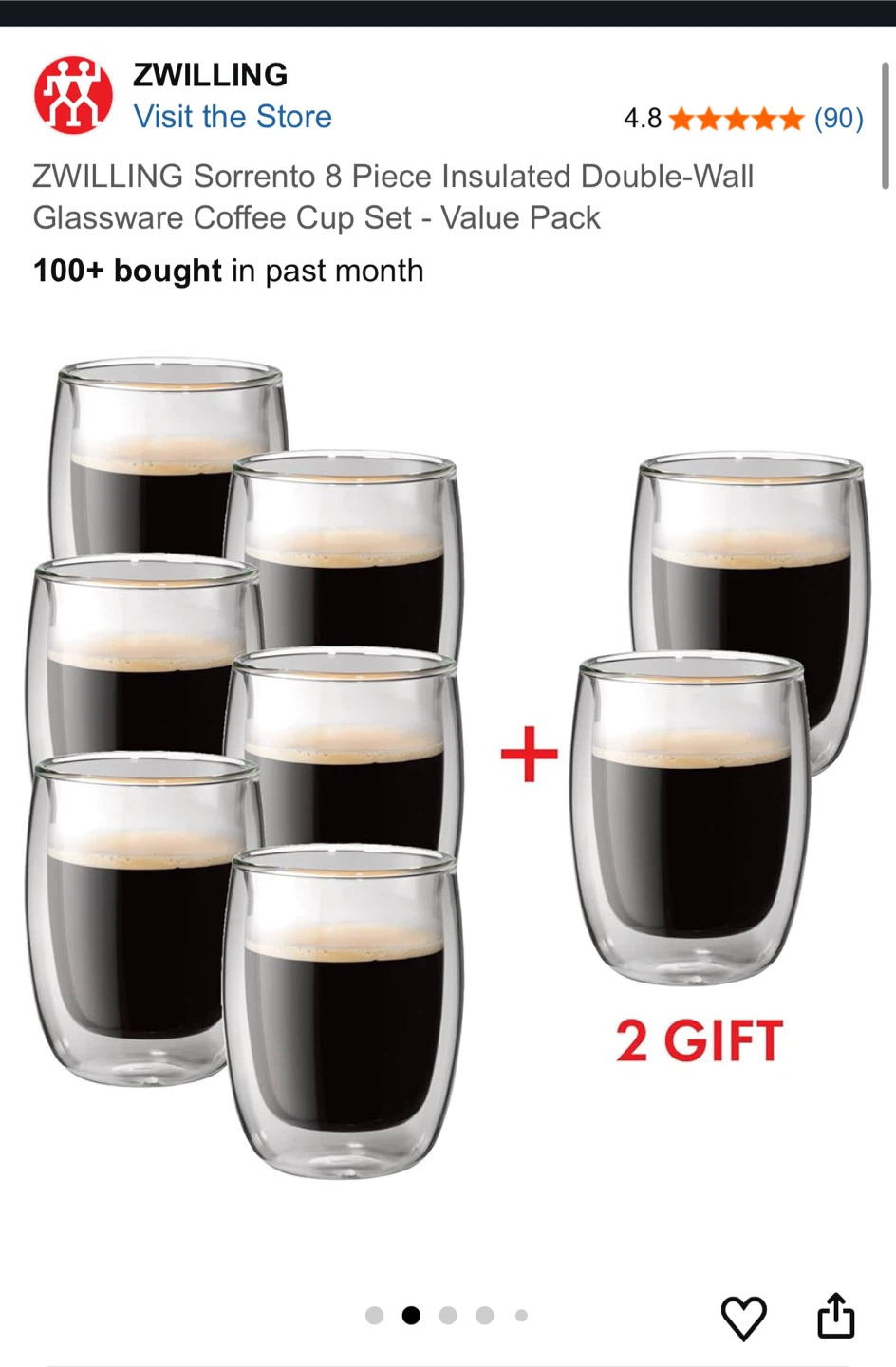 ZWILLING Sorrento Insulated Coffee Cup Set - photo 5
