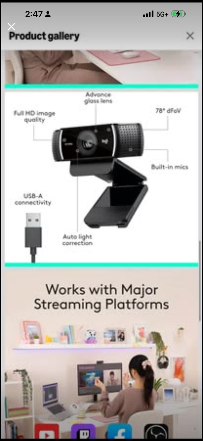 Logitech HD Webcam C920S - photo 3