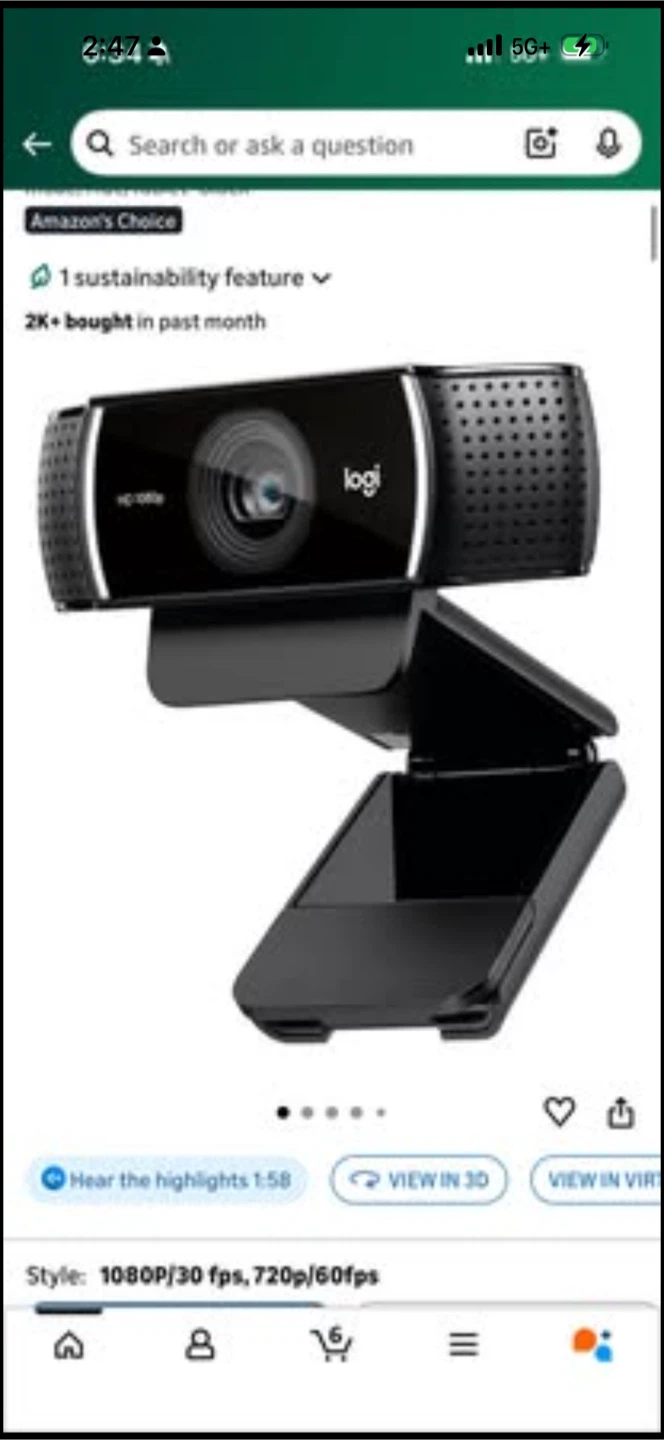 Logitech HD Webcam C920S - photo 4