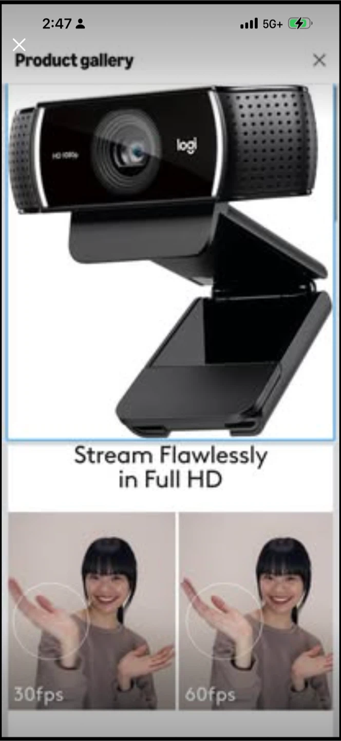 Logitech HD Webcam C920S