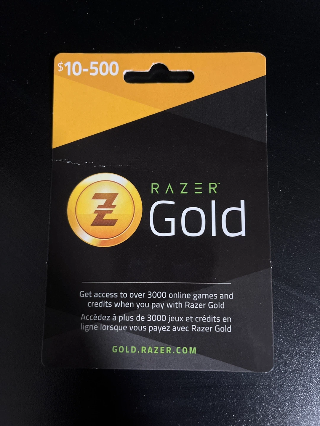 SEND OFFERS Razer Gold $500 Gift Card