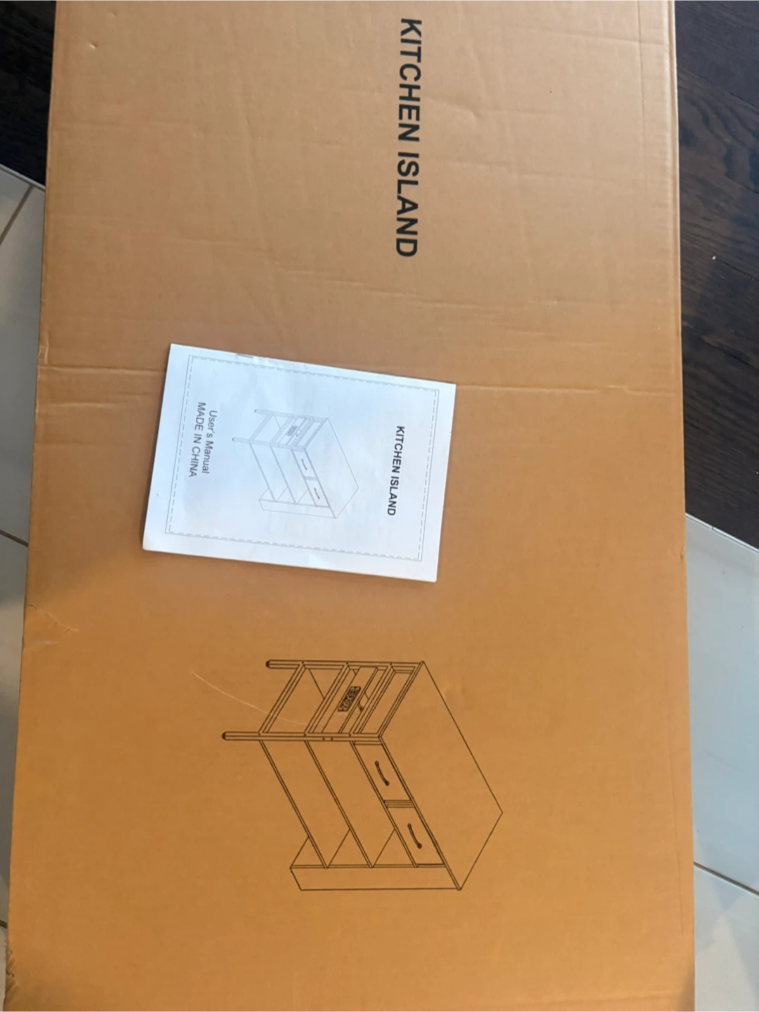 Kitchen Island - New in Box!