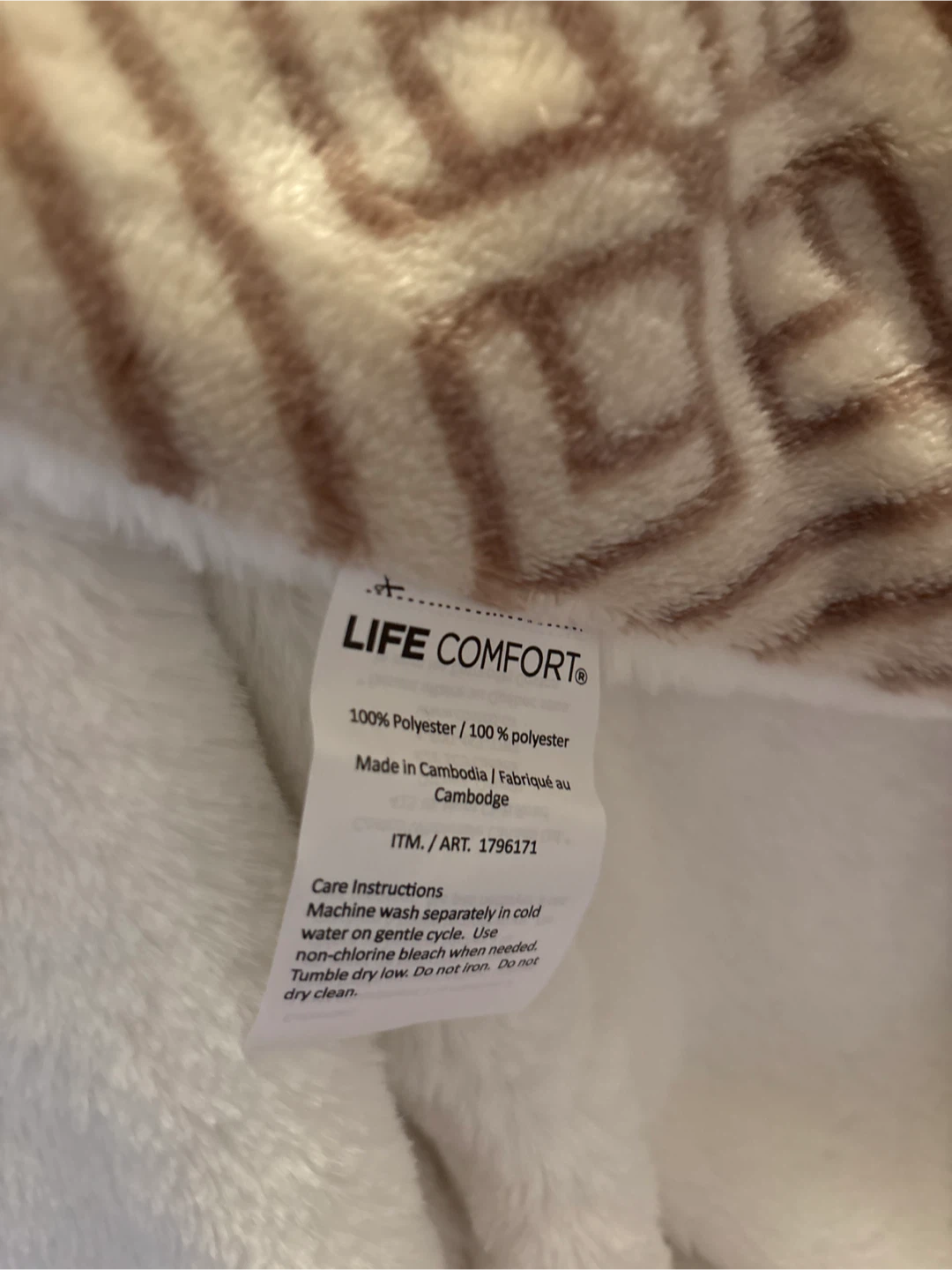 NWOT Life Comfort Blanket - Polyester - photo 2