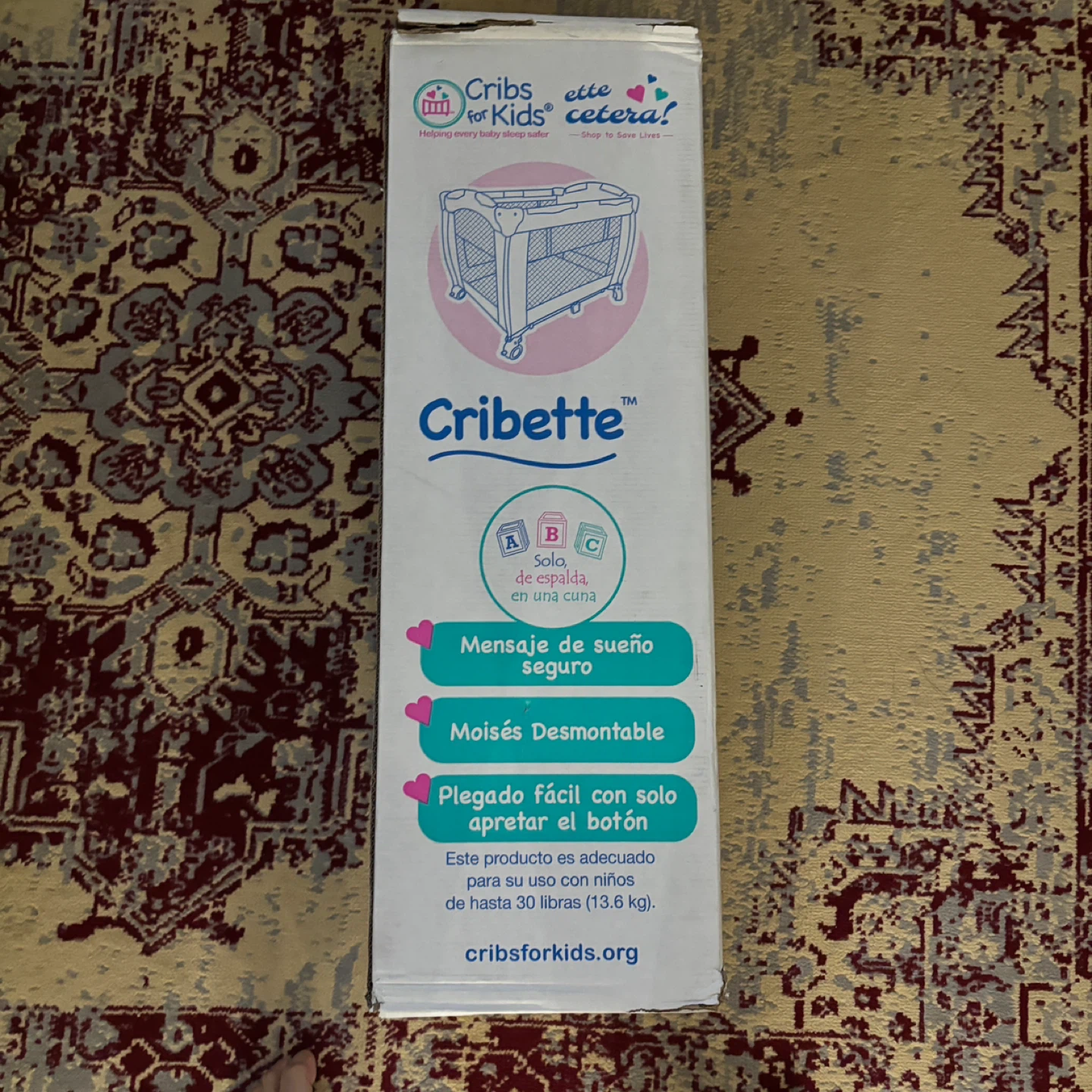 Cribette Portable Crib - Lightweight & Easy Fold! - photo 3