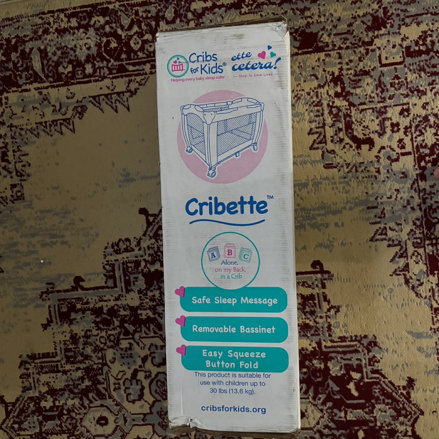 Cribette Portable Crib - Lightweight & Easy Fold!