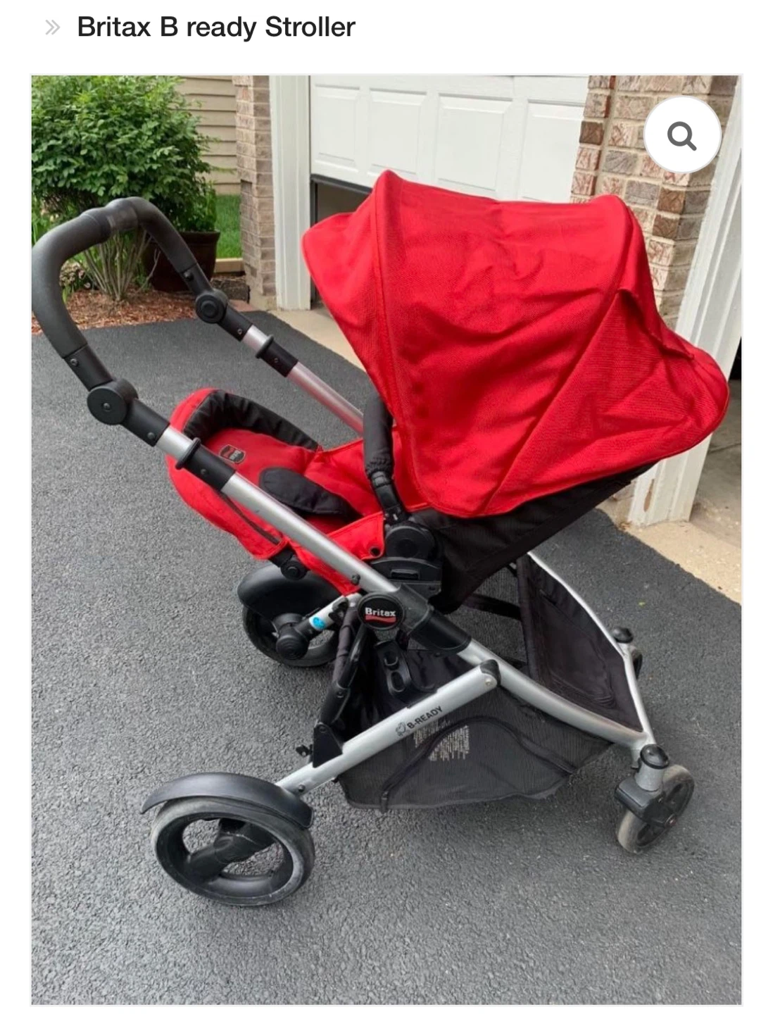 Britax B-Ready Stroller - Red