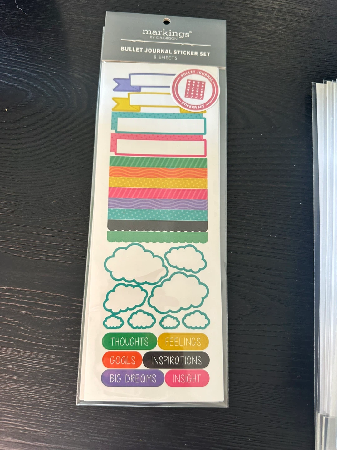 48 packs New Markings Bullet Journal Sticker Set - 8 Sheets - photo 3