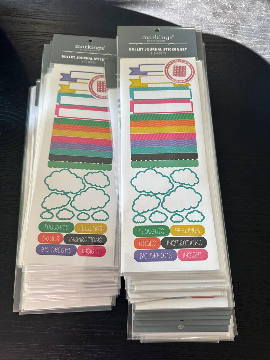 48 packs New Markings Bullet Journal Sticker Set - 8 Sheets - photo 5