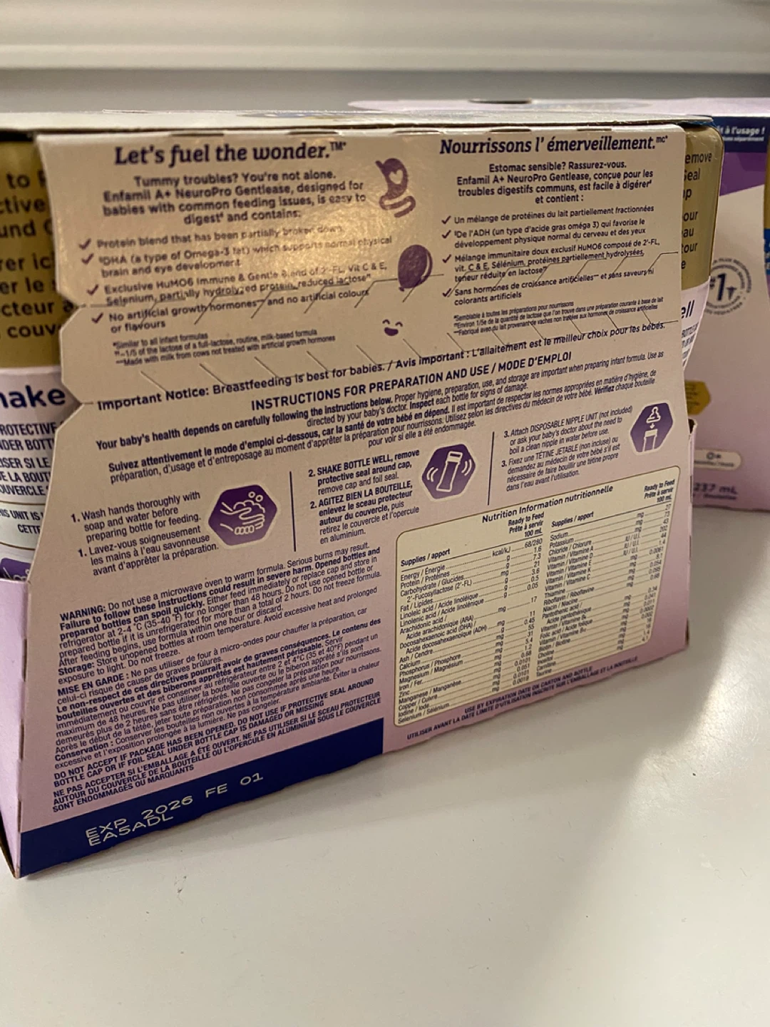 Enfamil NeuroPro Gentlease Ready to Feed 6x237mL - photo 2