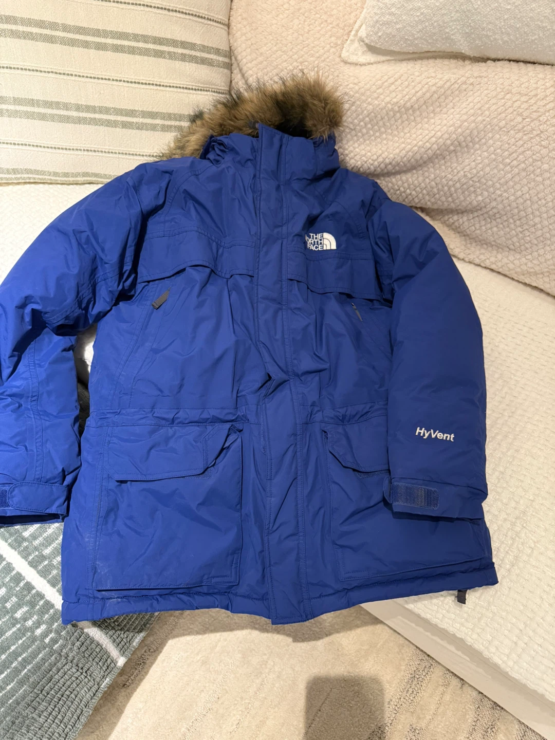 The North Face Boys' XL Blue Winter Parka