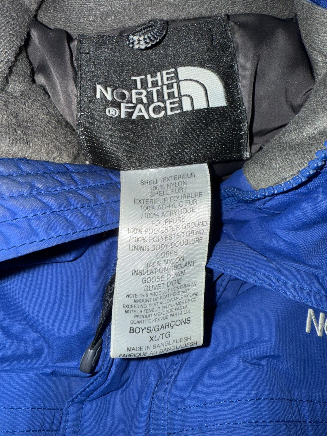 The North Face Boys' XL Blue Winter Parka - photo 4