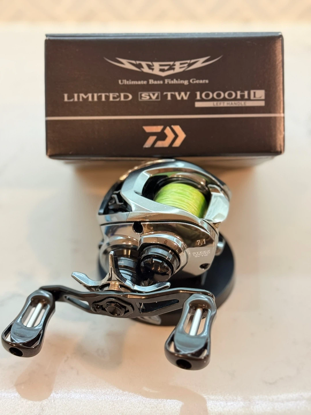 Daiwa Steez Limited SV TW 1000HL Baitcasting Reel 7.1:1