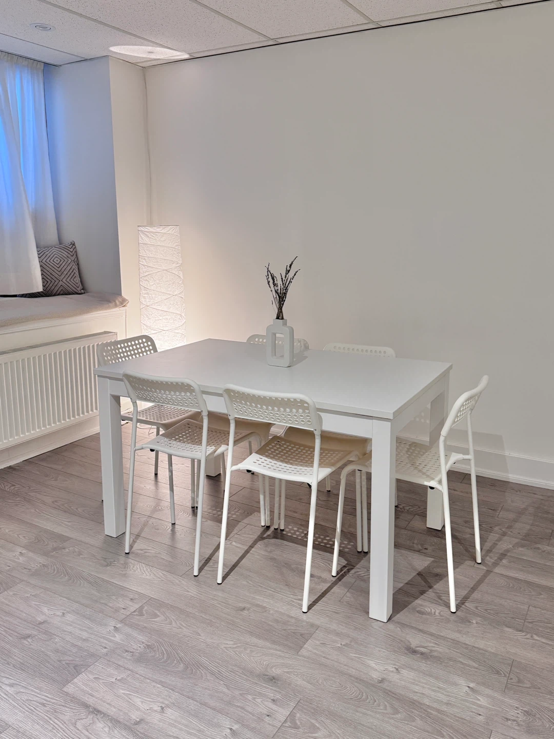 Extendable Dining Table - White - photo 2