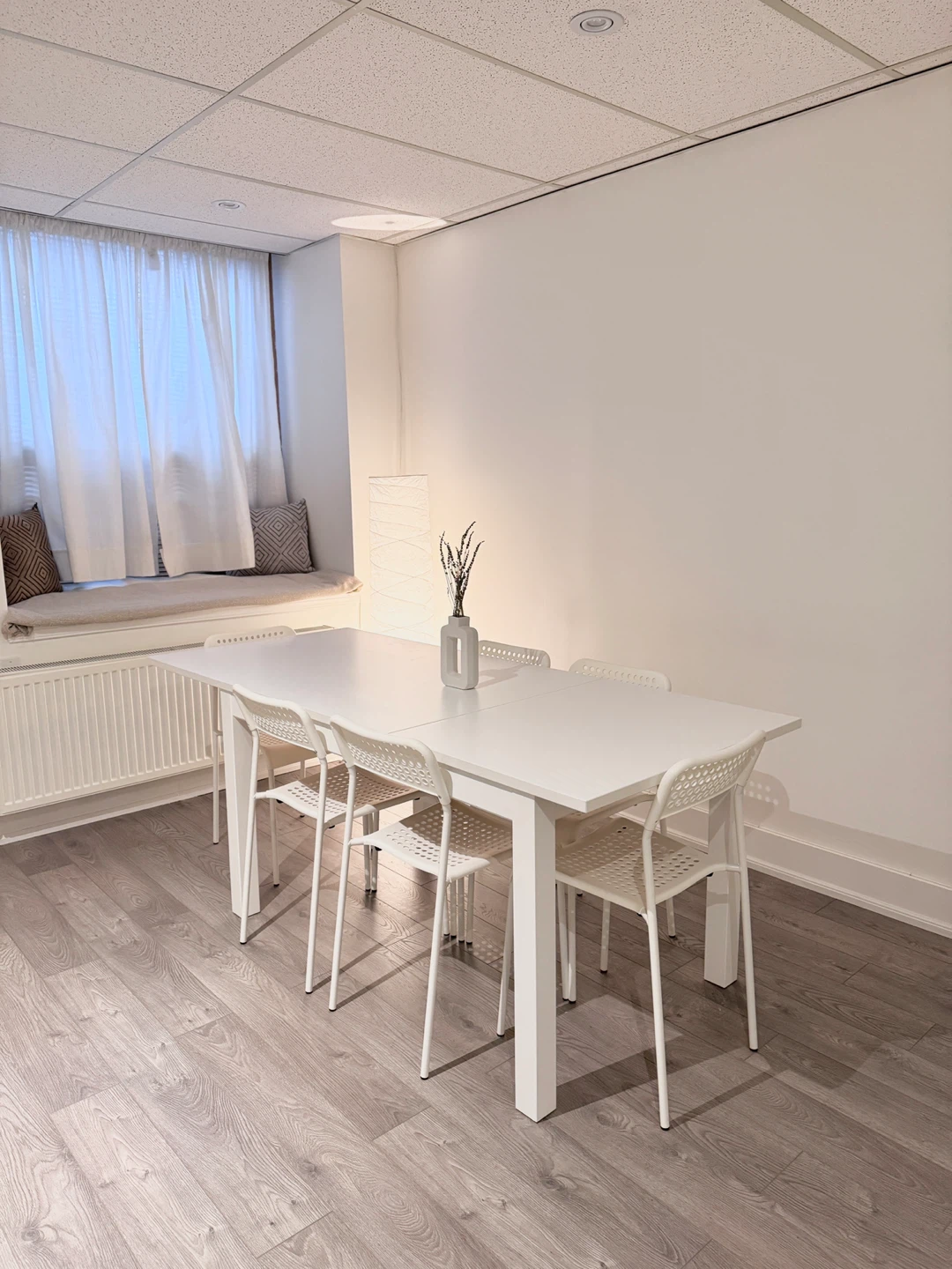 Extendable Dining Table - White - photo 5