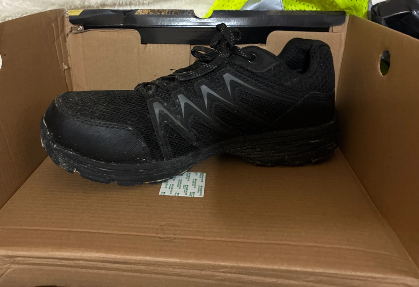 Workload Black Safety Shoes