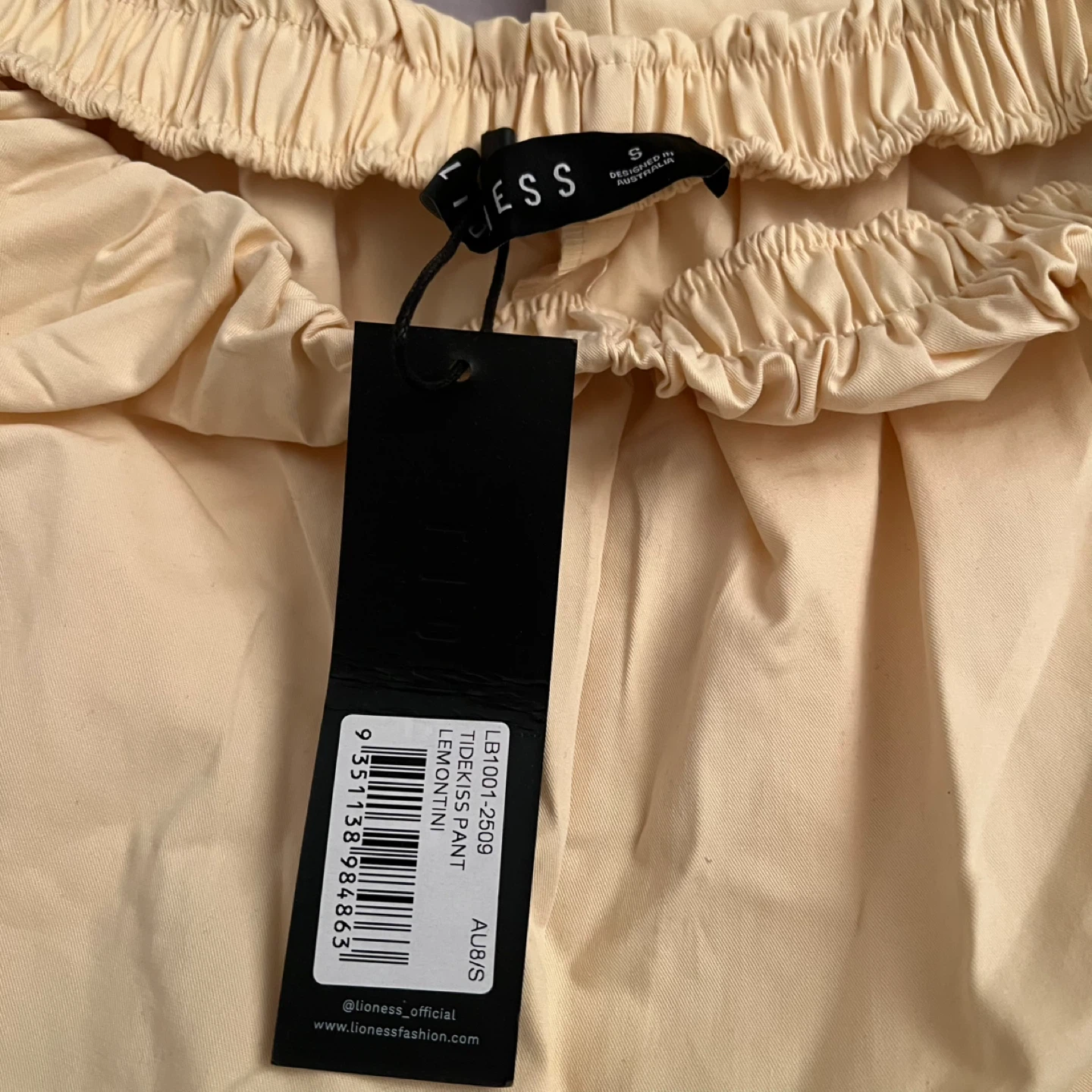 NWT Lioness Tidekiss Pant (Lemontini) Size S Retail $89 - photo 4