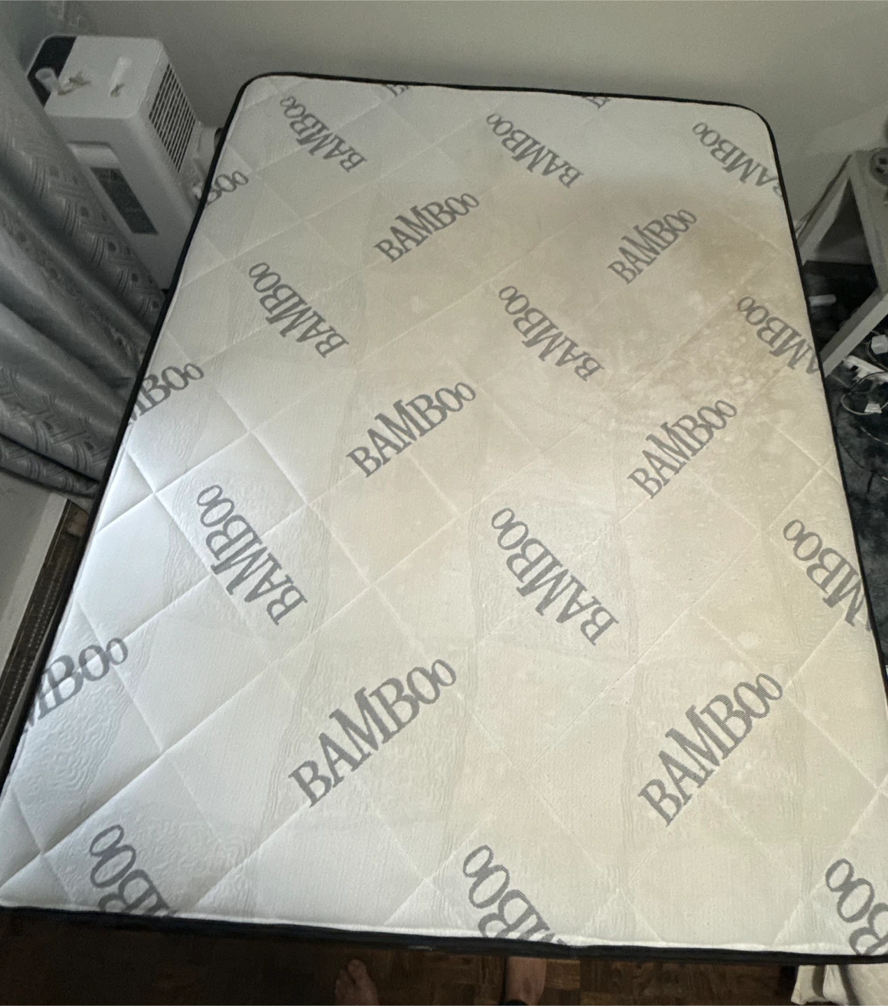 Bamboo Mattress & Metal Bed Frame - photo 2