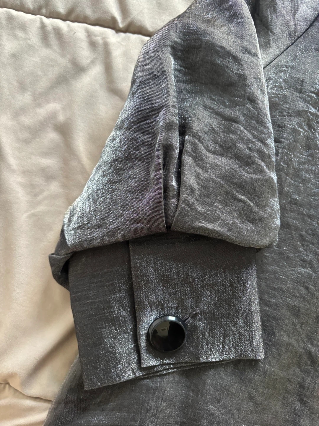 Damee NY Shimmery Button Down Swing Jacket - photo 5