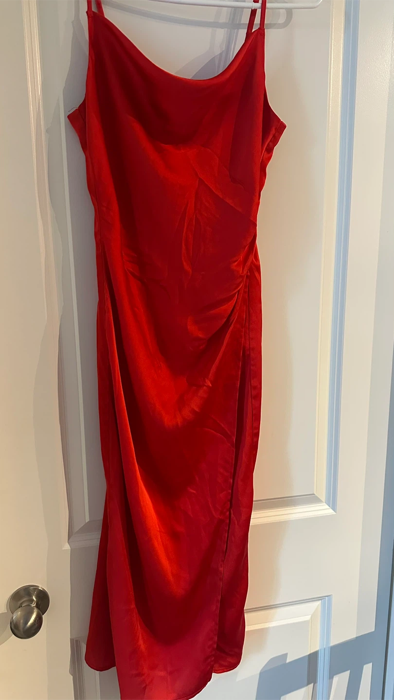 Red Slip Dress - Size Small - photo 2