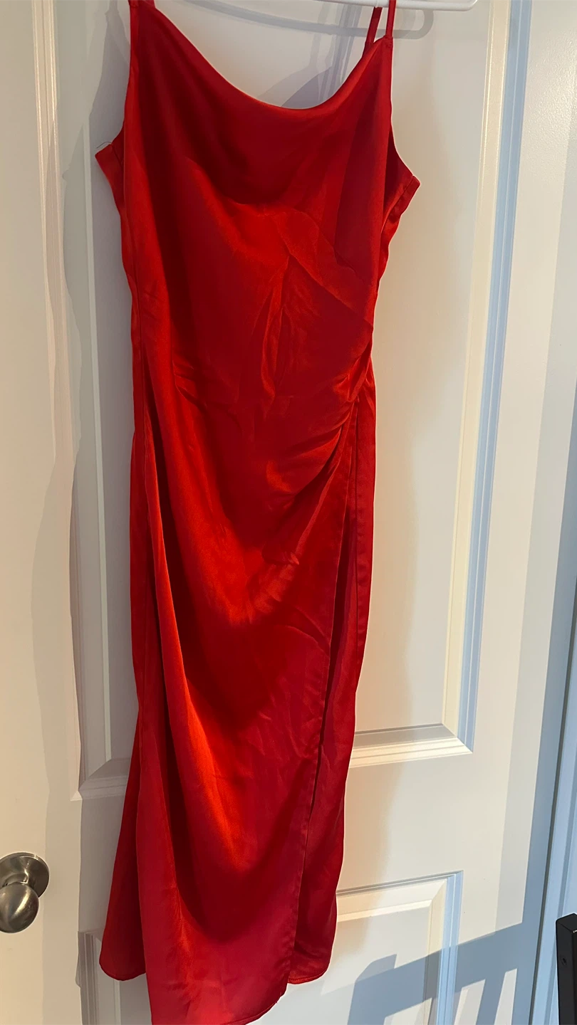 Red Slip Dress - Size Small - photo 3