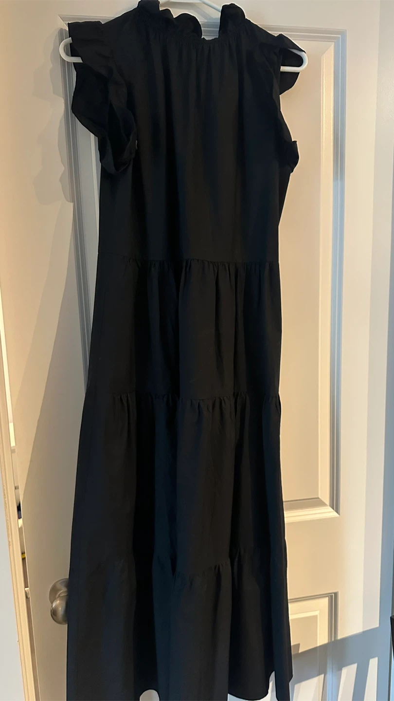 Zara Black Velvet Dress - Size S - photo 3