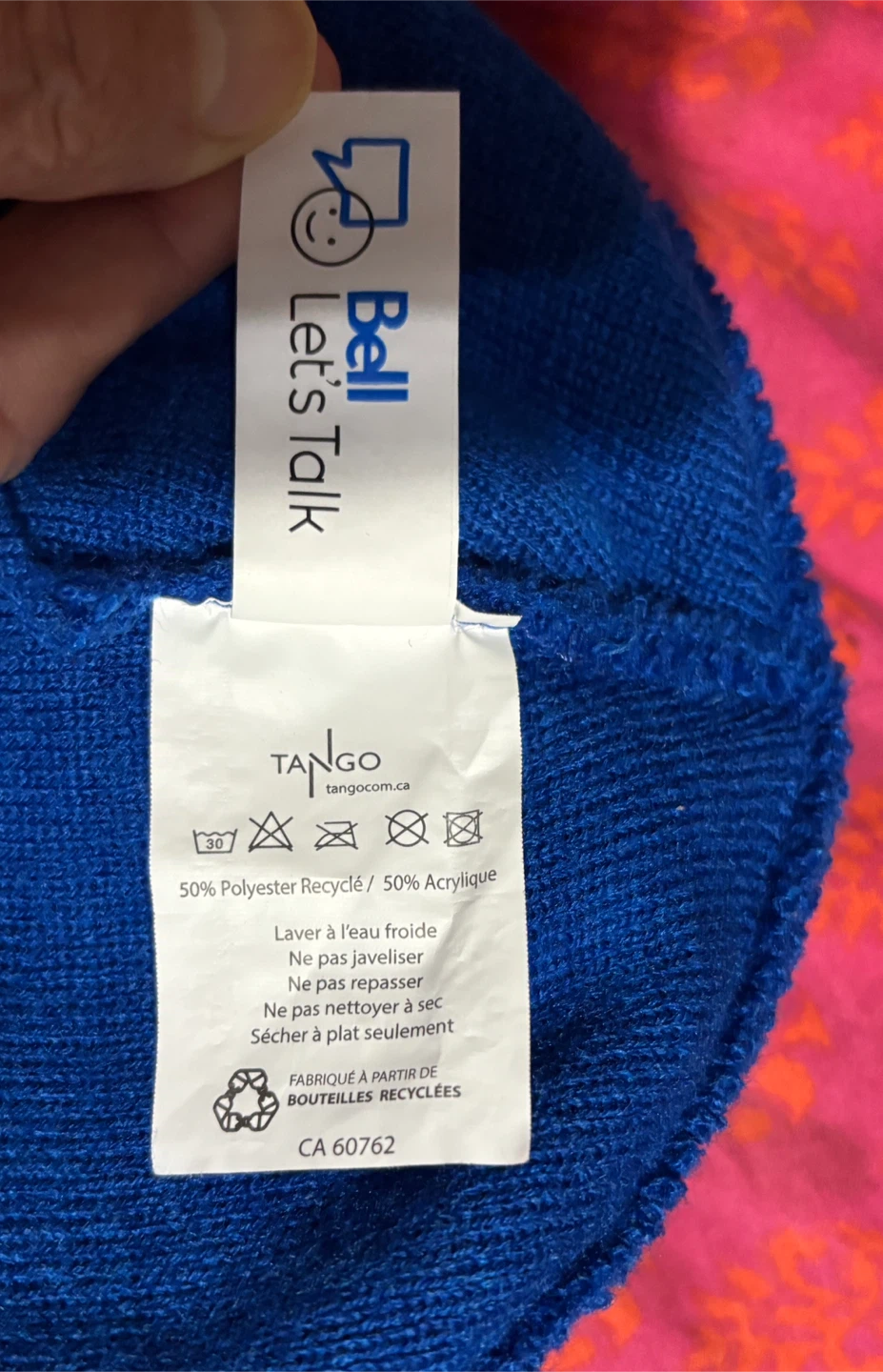 Bell Let's Talk Blue Beanie - photo 3