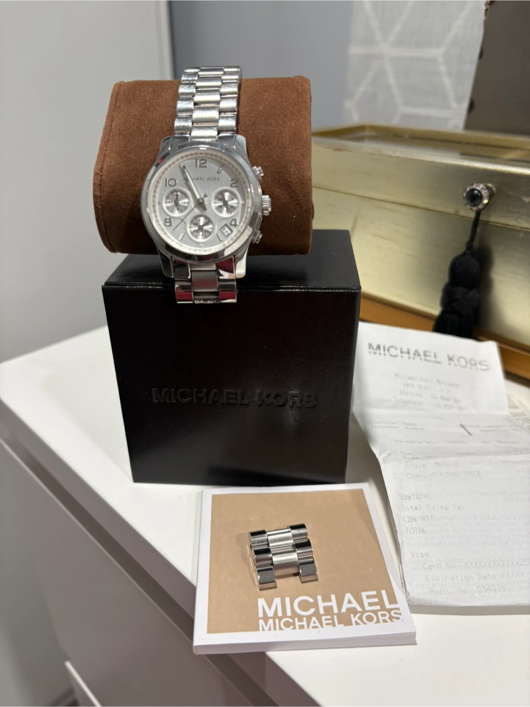 Micheal Kors Woman’s Silver Stainless steel