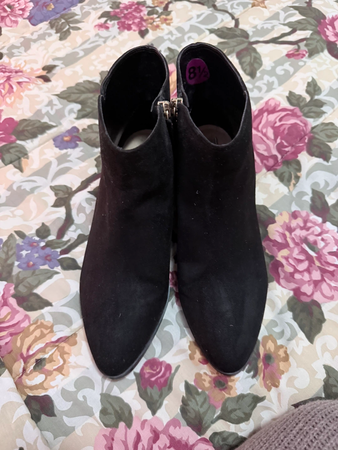 Black Ankle Boots - Size 8.5