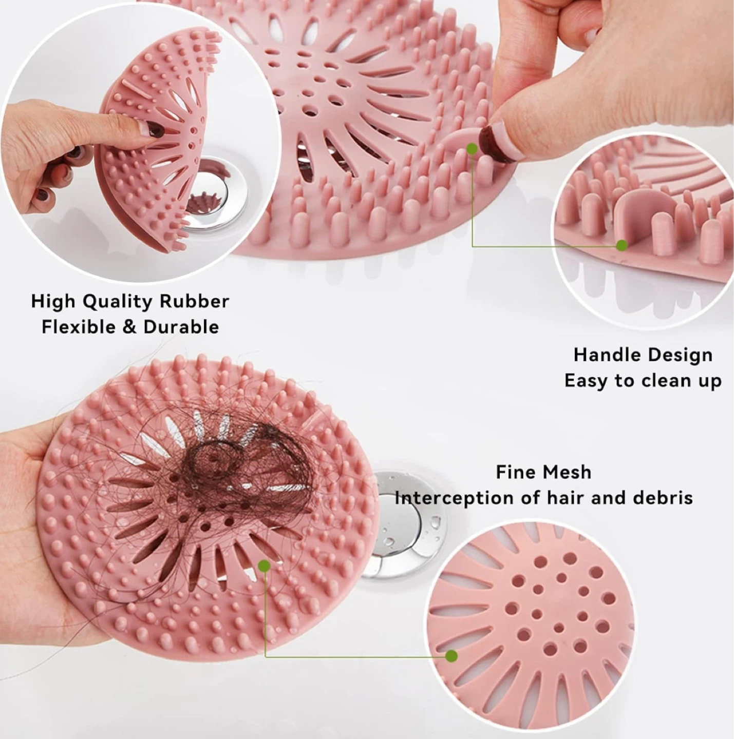Pink Drain Cover - No More Clogged Drains - photo 2