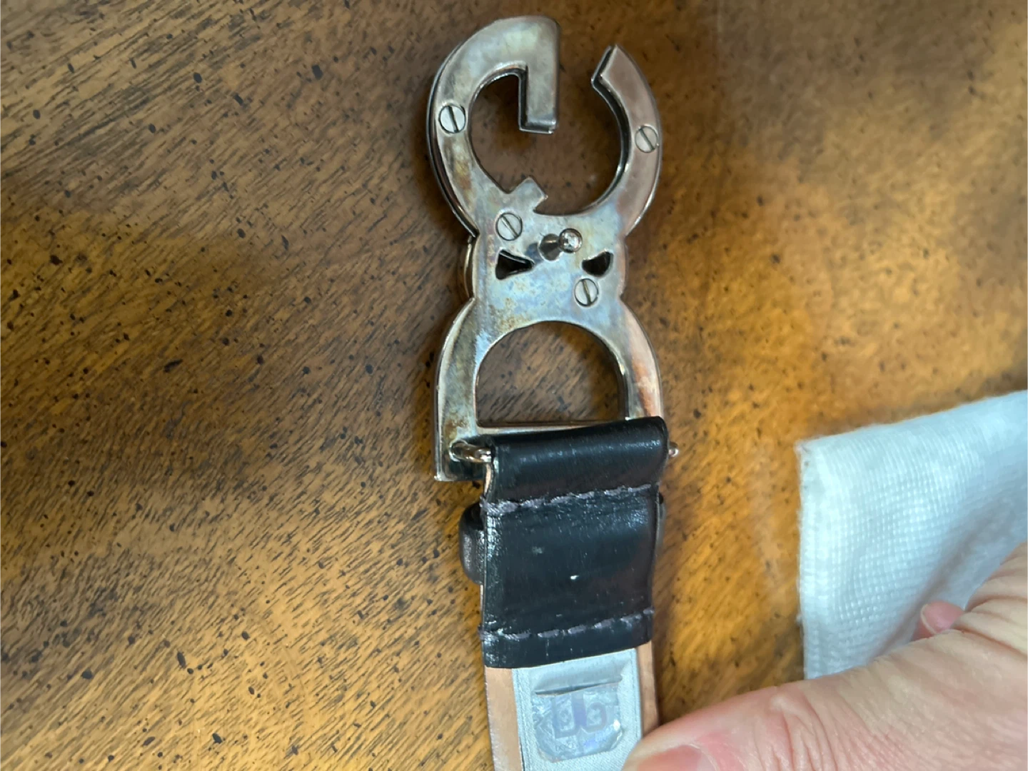 D&G Black Leather Belt - photo 2