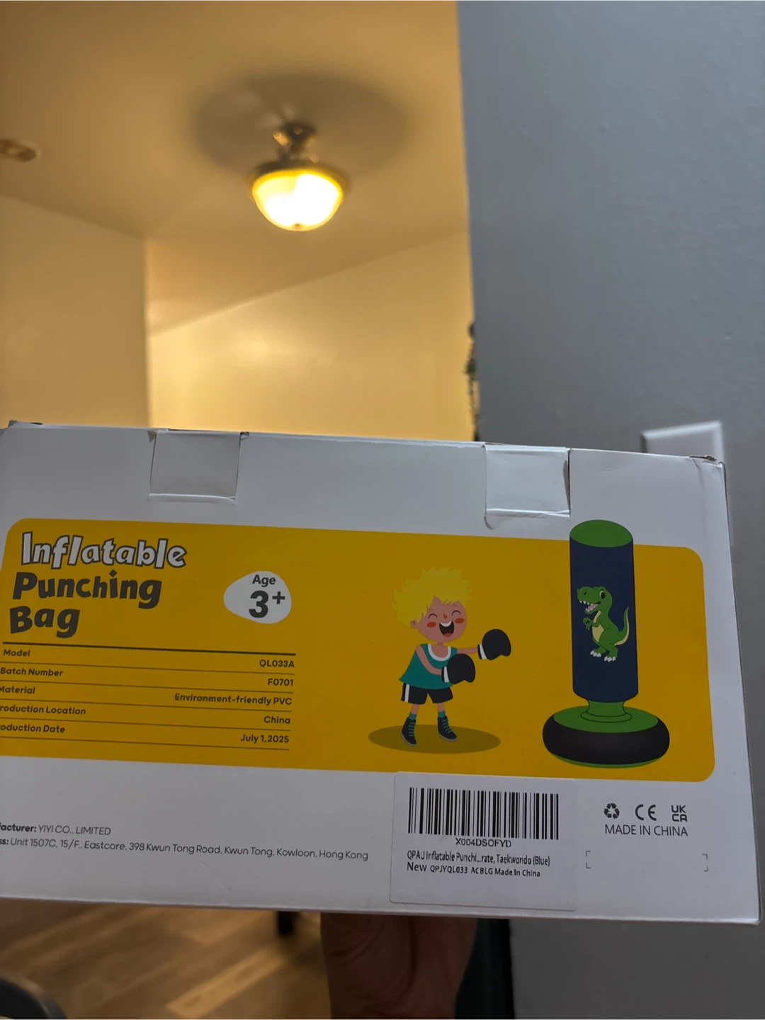 QPAU Inflatable Punching Bag - New in Box!