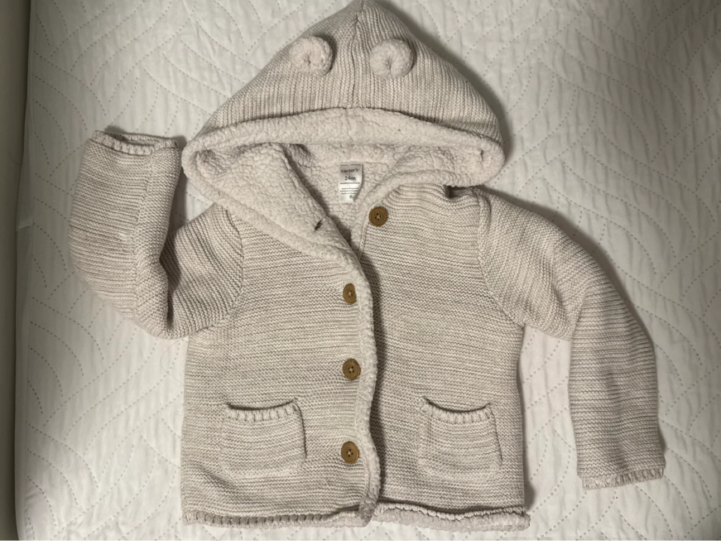Carter's 24m Baby Hooded Cardigan