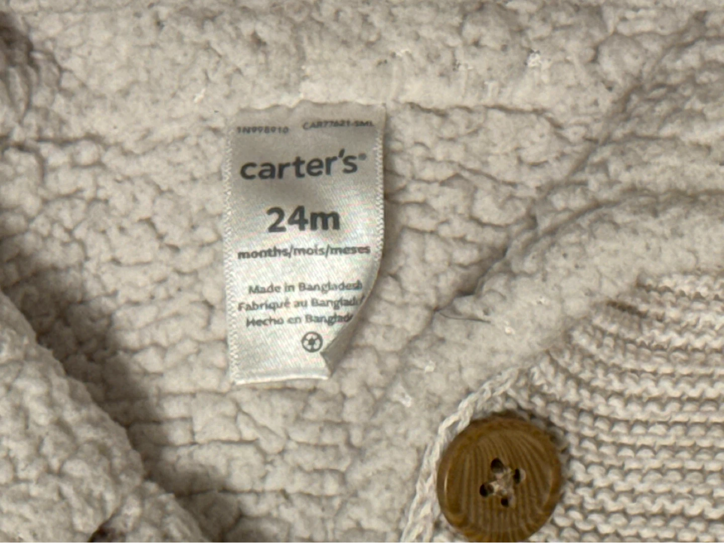 Carter's 24m Baby Hooded Cardigan - photo 2