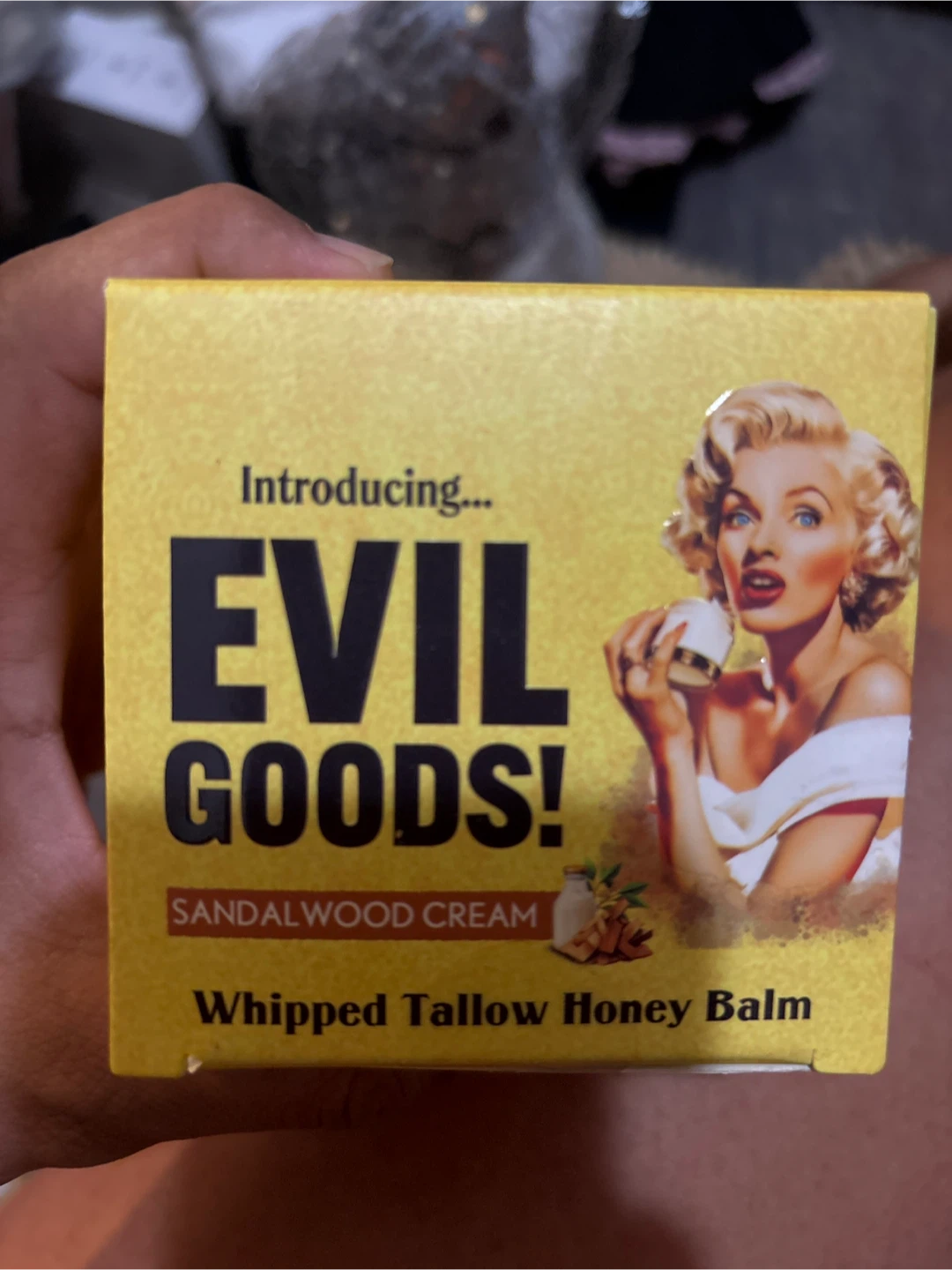 Evil Goods Sandalwood Cream Whipped Tallow Honey Balm