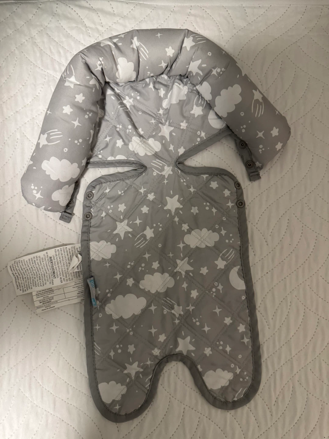 Grey Baby Head Support