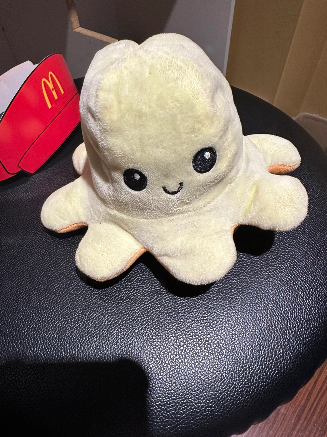 Reversible Octopus Plushie - Orange/Yellow