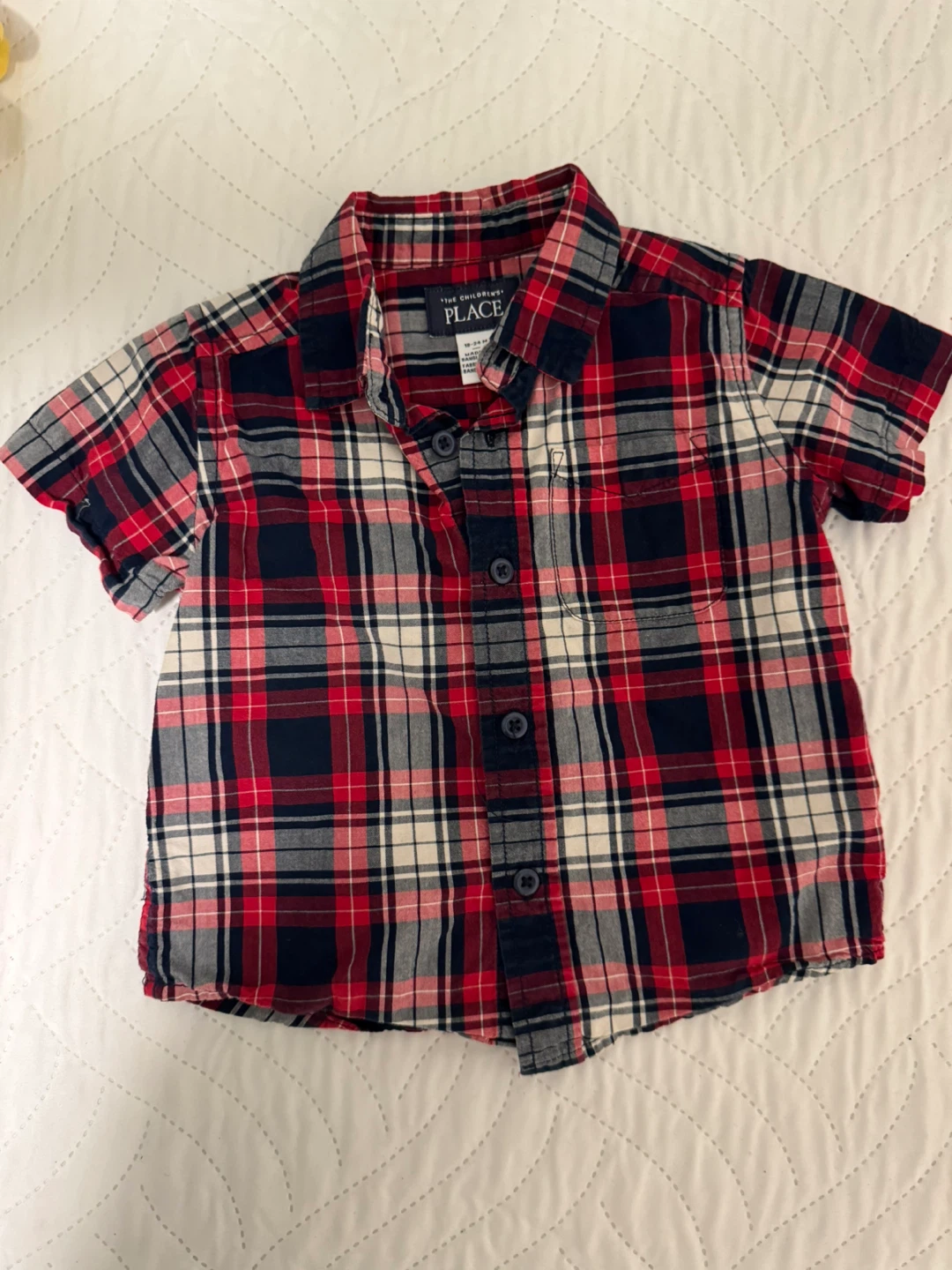 The Children's Place Plaid Shirt - 18-24 Months