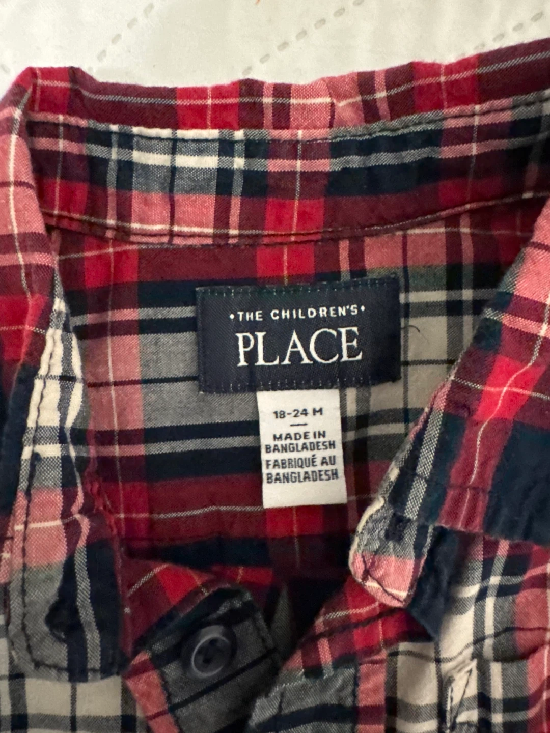 The Children's Place Plaid Shirt - 18-24 Months - photo 2