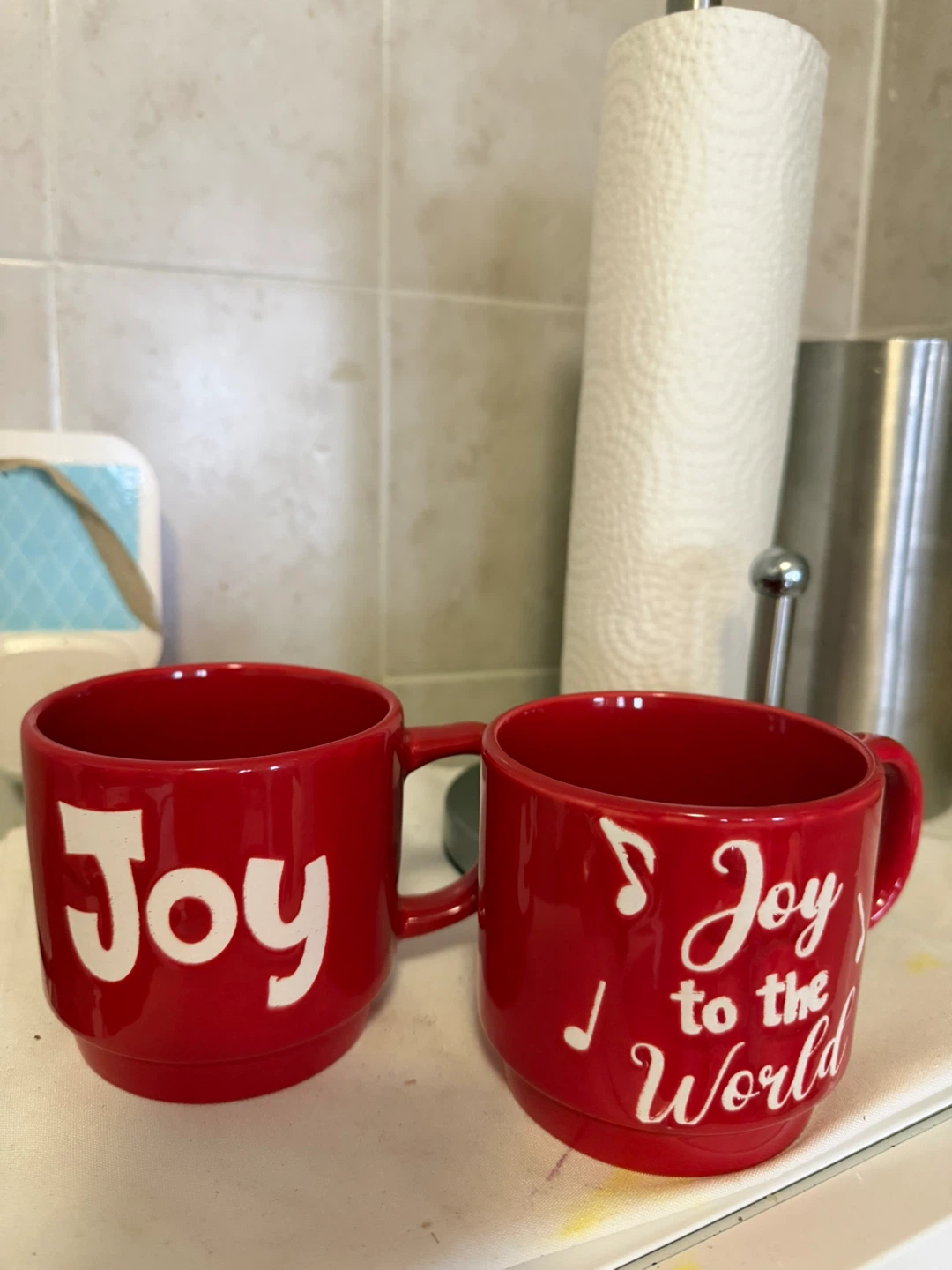 Red Joy Mugs - Set of 2 - photo 2