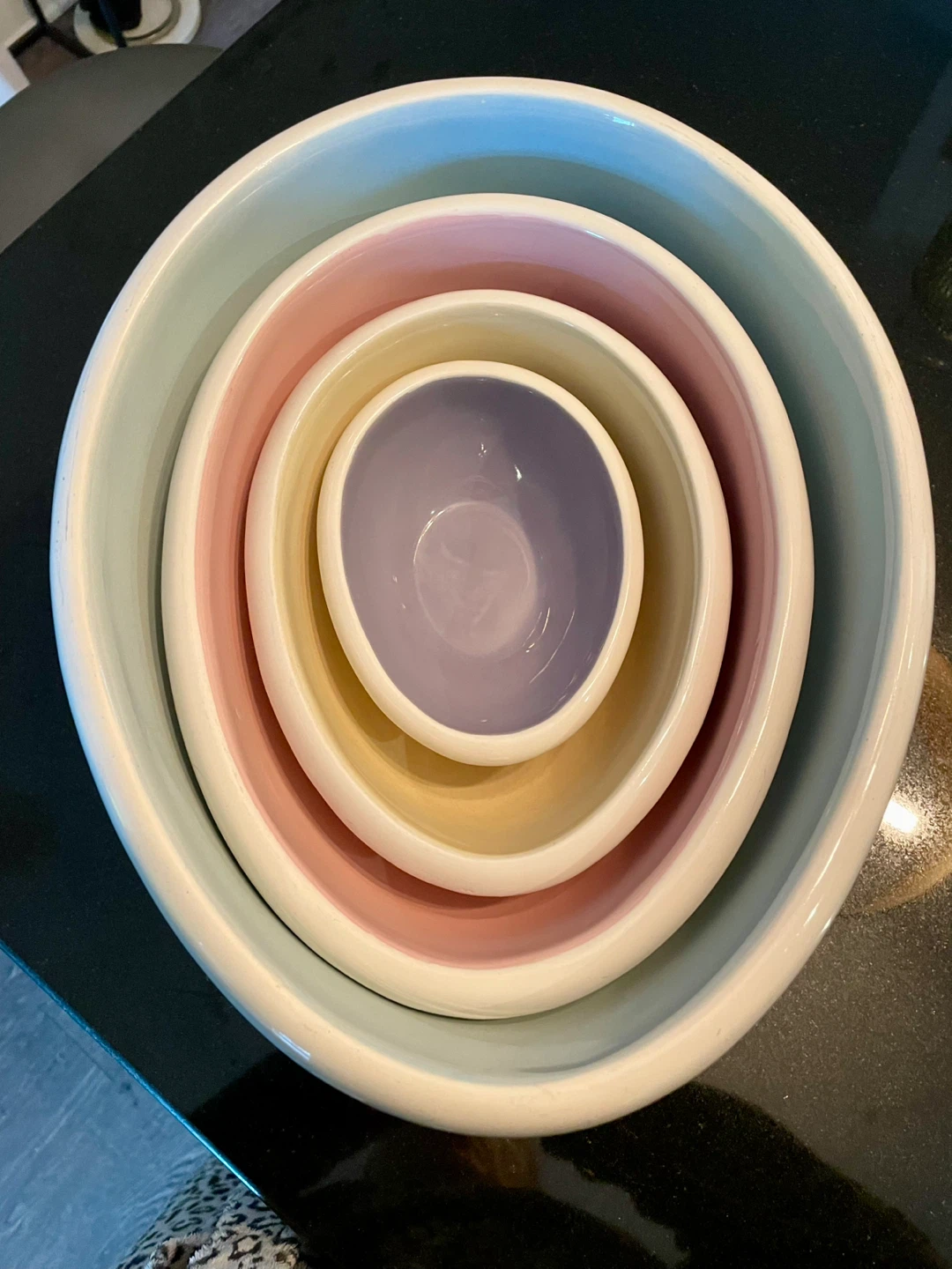 Pastel Nesting Bowls - Set of 4 - photo 3