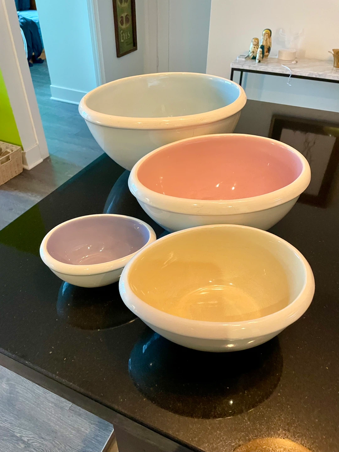 Pastel Nesting Bowls - Set of 4