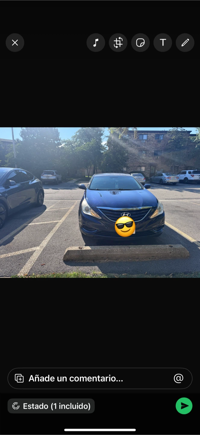 Hyundai Sonata - Blue Sedan - photo 2