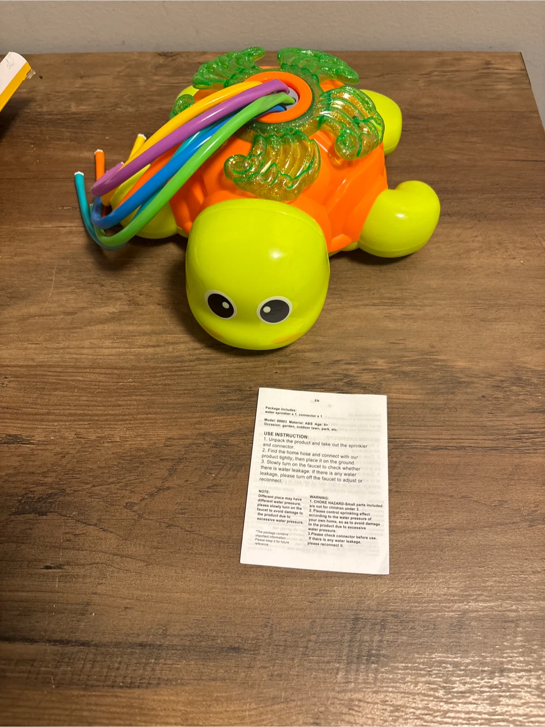 Kiztoy Water Spray Turtle - Outdoor Toy - photo 3
