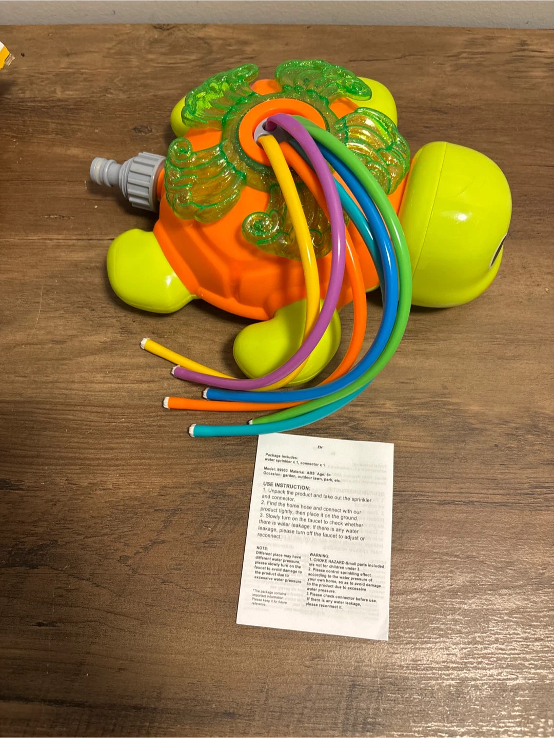 Kiztoy Water Spray Turtle - Outdoor Toy - photo 2
