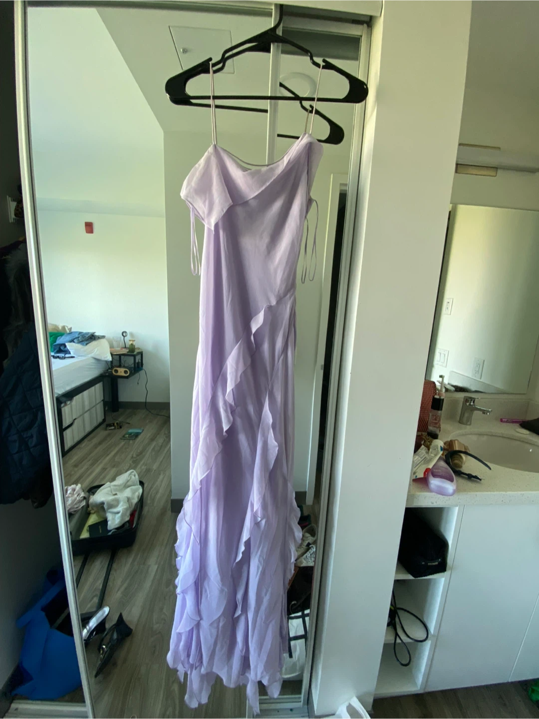 Lilac Ruffle Dress