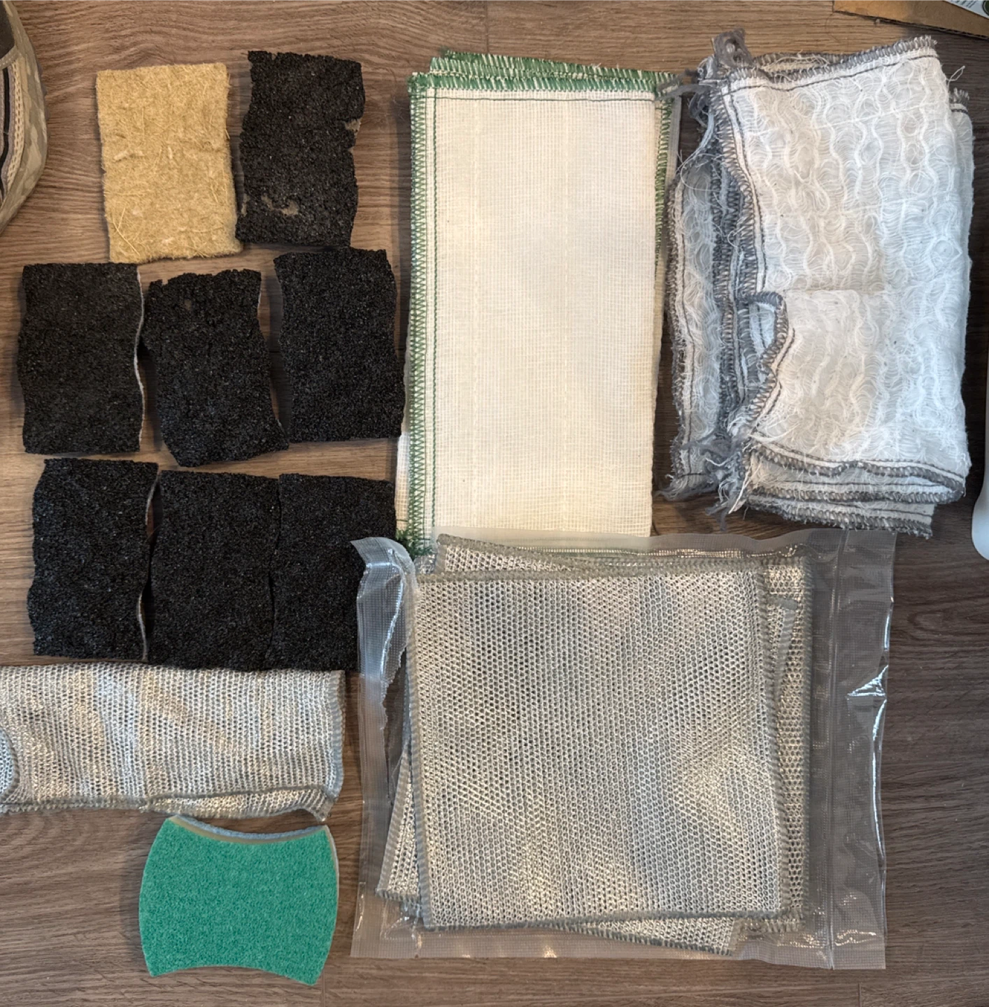 Assorted Cleaning Cloths & Sponges