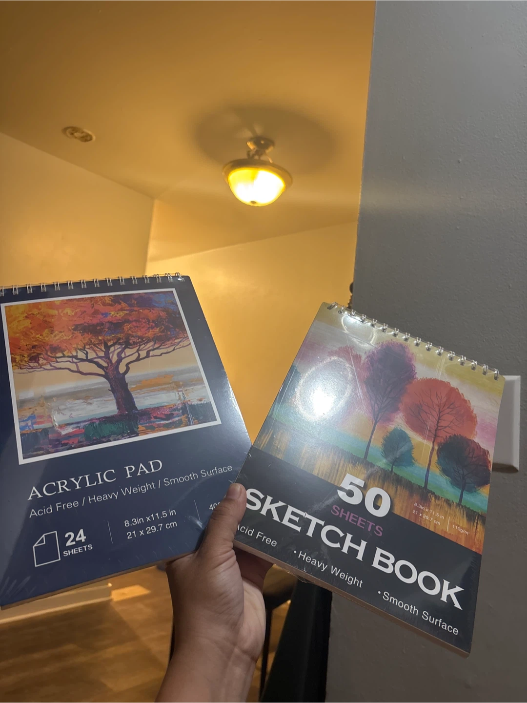 Acrylic Pad & Sketch Book Set