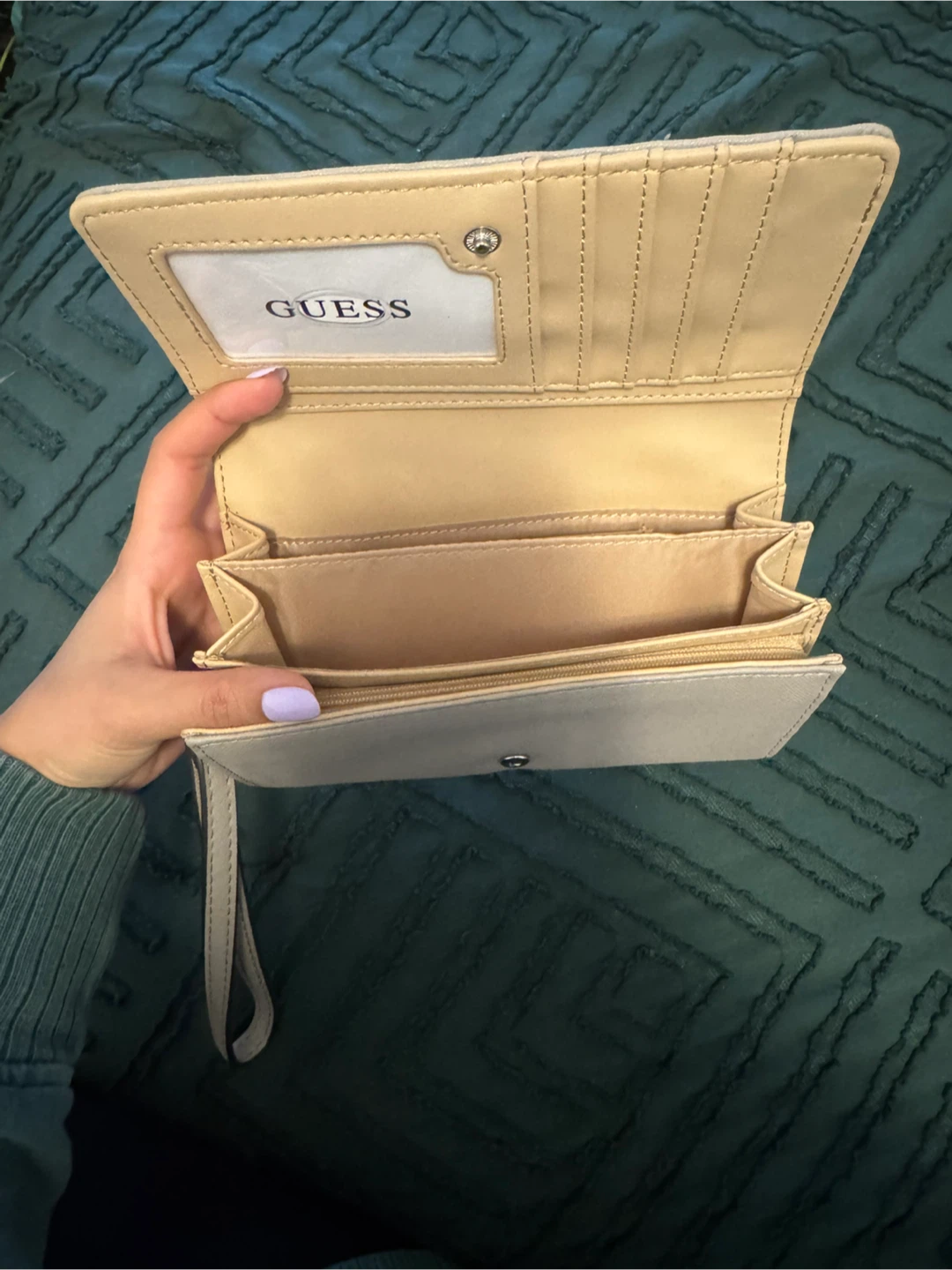 Guess Wristlet Wallet - Beige - photo 2