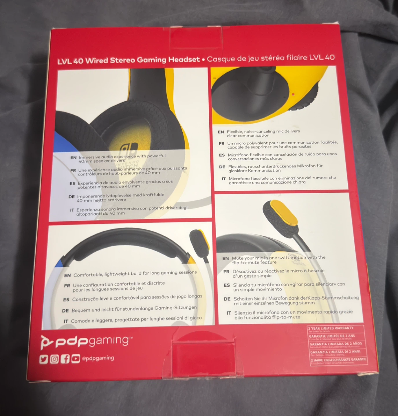 Nintendo Switch Headset – Brand New (Sealed) - photo 2