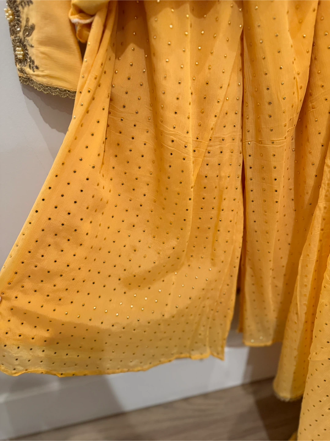 Yellow Embroidered Indian Suit - photo 2
